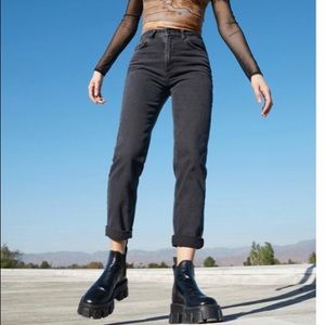 Urban High waisted black mom jeans